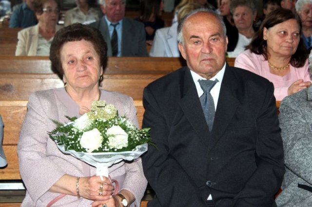 50-60 évvel ezelőtt házasságot kötött párok ünnepsége