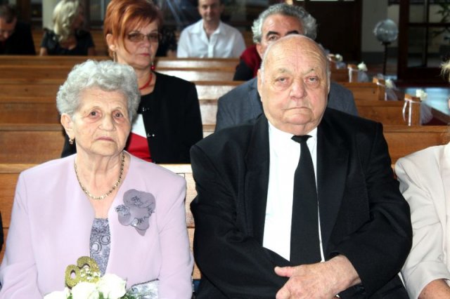 50-60 évvel ezelőtt házasságot kötött párok ünnepsége