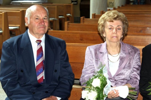 50-60 évvel ezelőtt házasságot kötött párok ünnepsége